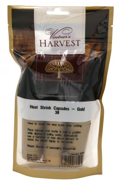 Vintner's Harvest Heat Shrink Capsules - Gold x30